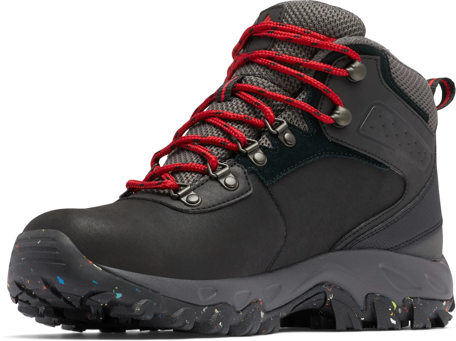 Columbia Men's Newton Ridge Plus II Waterproof Hiking Shoes Black/mountain Red 9 Columbia Men's Newton Ridge Plus II Waterproof Hiking Shoes Black/mountain Red - Image 7