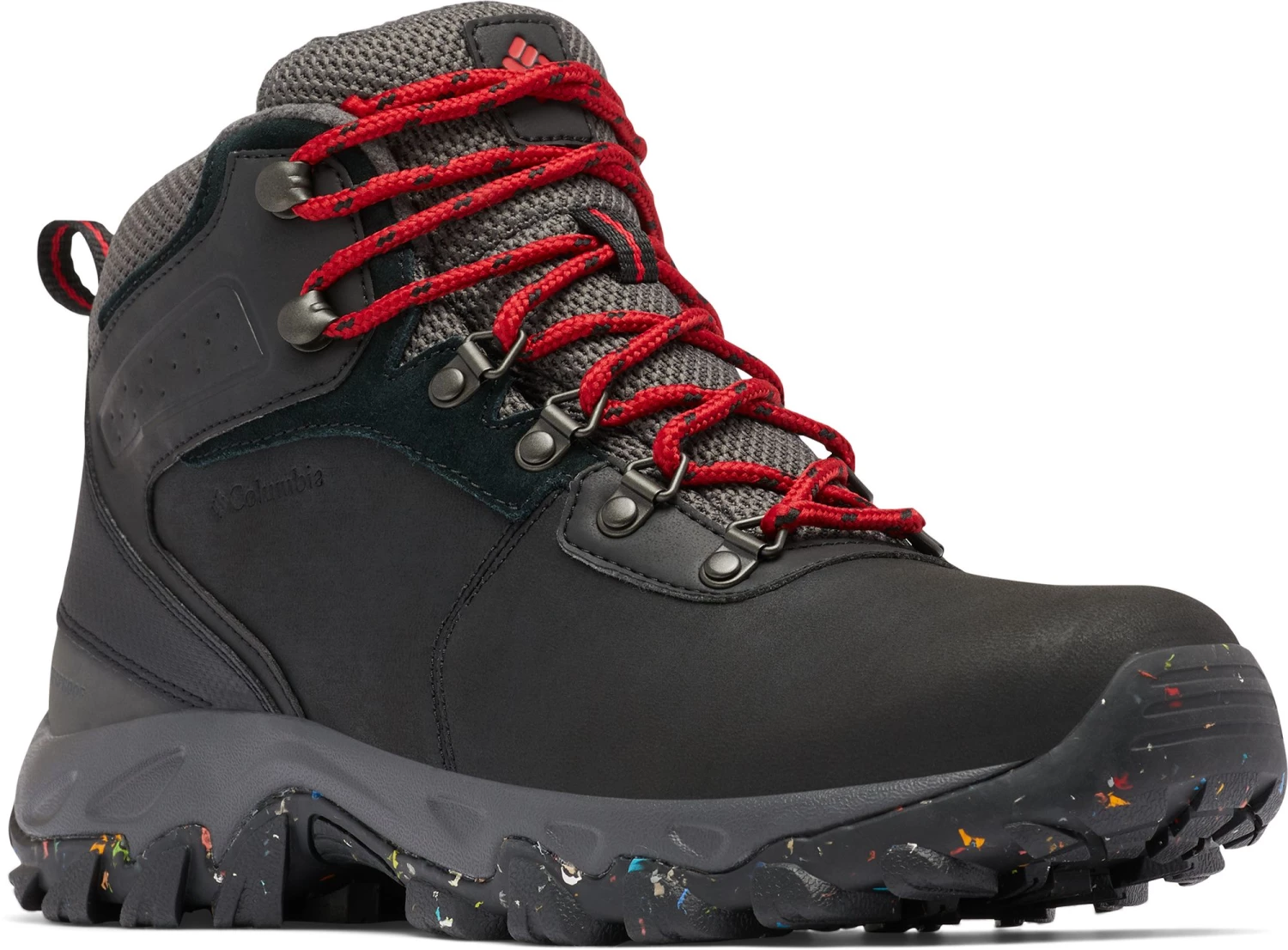 Columbia Men's Newton Ridge Plus II Waterproof Hiking Shoes Black/mountain Red 10 Columbia Men's Newton Ridge Plus II Waterproof Hiking Shoes Black/mountain Red - Image 8
