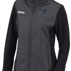 Columbia Women's Miami Marlins Black Full-Zip Fleece Jacket