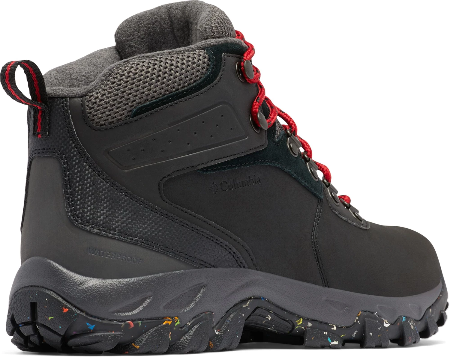 Columbia Men's Newton Ridge Plus II Waterproof Hiking Shoes Black/mountain Red 11 Columbia Men's Newton Ridge Plus II Waterproof Hiking Shoes Black/mountain Red - Image 9