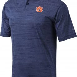 Columbia Men's Auburn Tigers Blue Omni-Wick Set Performance Polo