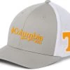 Columbia Men's Tennessee Volunteers Grey PFG Mesh Fitted Hat 1 Columbia Men's Tennessee Volunteers Grey PFG Mesh Fitted Hat -Columbia Sales Store unnamed file 3415