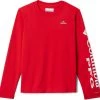Columbia Youth Georgia Bulldogs Red Terminal Tackle Long Sleeve T-Shirt For Boys' -Columbia Sales Store unnamed file 3423