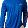 Columbia Men's Florida Gators Blue Terminal Tackle Long Sleeve T-Shirt