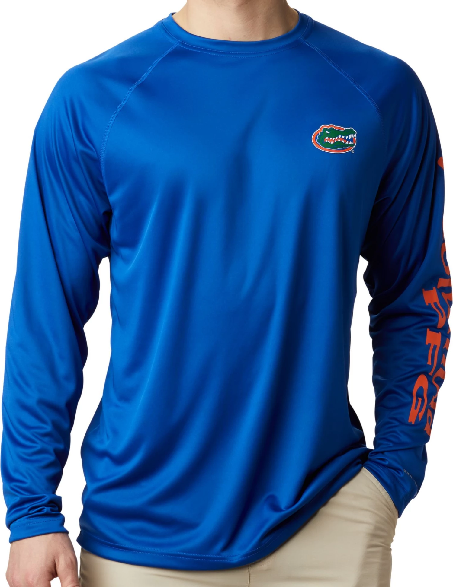 Columbia Men's Florida Gators Blue Terminal Tackle Long Sleeve T-Shirt 3 Columbia Men's Florida Gators Blue Terminal Tackle Long Sleeve T-Shirt