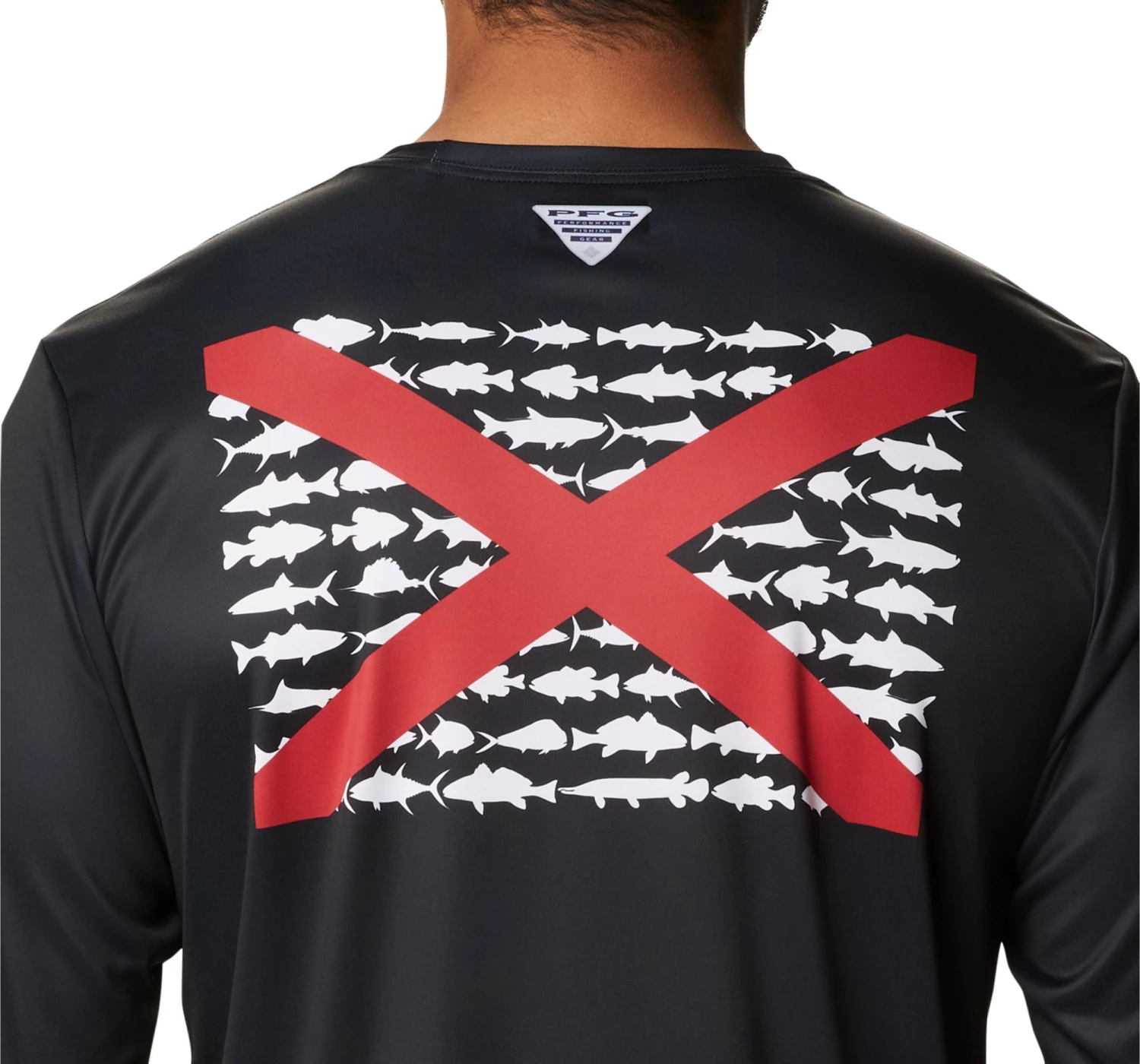 Columbia Men's Terminal Tackle PFG Fish Flag Long Sleeve Shirt Cgrey/ Deep Marine Trout 5 Columbia Men's Terminal Tackle PFG Fish Flag Long Sleeve Shirt Cgrey/ Deep Marine Trout - Image 3