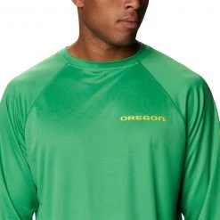 Columbia Men's Oregon Ducks Green Terminal Tackle Long Sleeve T-Shirt -Columbia Sales Store unnamed file 3441