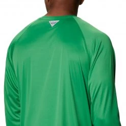 Columbia Men's Oregon Ducks Green Terminal Tackle Long Sleeve T-Shirt -Columbia Sales Store unnamed file 3442