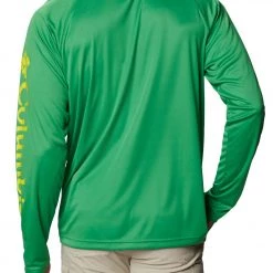 Columbia Men's Oregon Ducks Green Terminal Tackle Long Sleeve T-Shirt -Columbia Sales Store unnamed file 3443