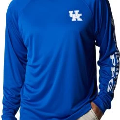 Columbia Men's Kentucky Wildcats Blue Terminal Tackle Long Sleeve T-Shirt