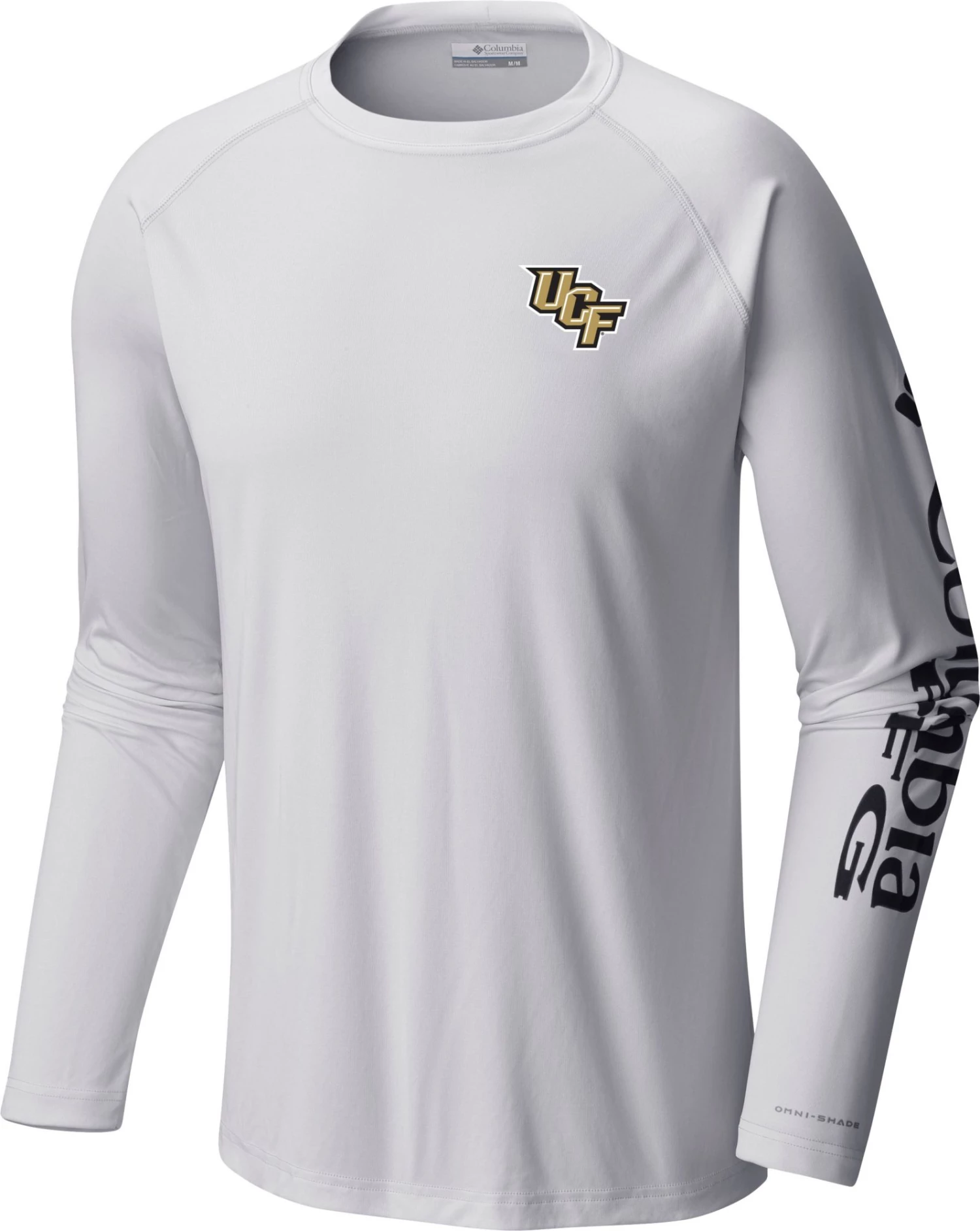 Columbia Men's UCF Knights White Terminal Tackle Long Sleeve T-Shirt 3 Columbia Men's UCF Knights White Terminal Tackle Long Sleeve T-Shirt