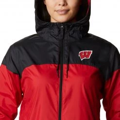 Columbia Women's Wisconsin Badgers Red/Black Flash Forward Lined Jacket 9 Columbia Women's Wisconsin Badgers Red/Black Flash Forward Lined Jacket -Columbia Sales Store unnamed file 3471