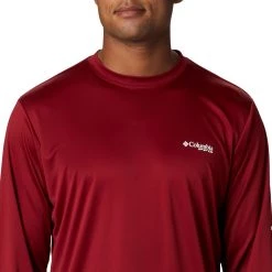 Columbia Men's Terminal Tackle PFG Destination Long Sleeve Shirt Red Spark/usa 10 Columbia Men's Terminal Tackle PFG Destination Long Sleeve Shirt Red Spark/usa -Columbia Sales Store unnamed file 3486