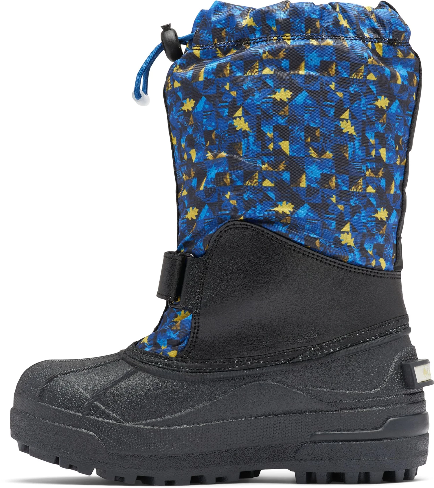 Columbia Kids' Powderbug Forty Print 400g Waterproof Winter Boots For Girls' Black/laser Lemon 5 Columbia Kids' Powderbug Forty Print 400g Waterproof Winter Boots For Girls' Black/laser Lemon - Image 3