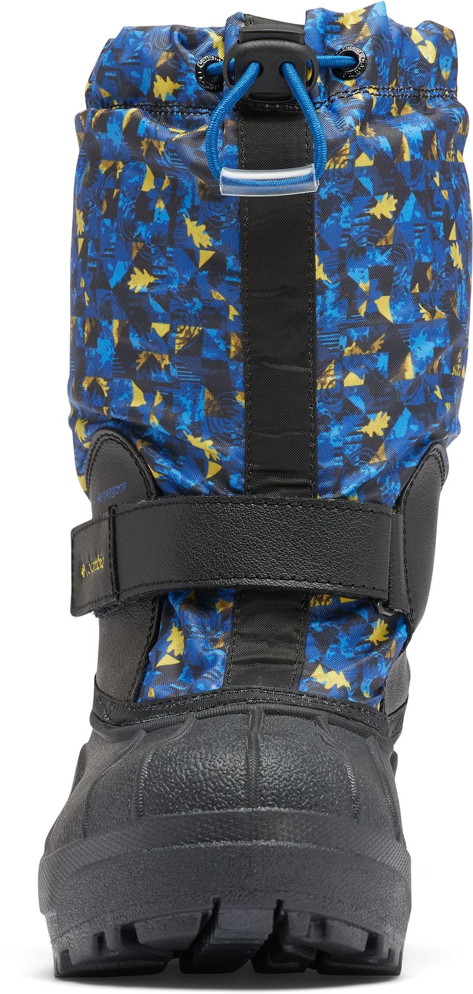 Columbia Kids' Powderbug Forty Print 400g Waterproof Winter Boots For Girls' Black/laser Lemon 7 Columbia Kids' Powderbug Forty Print 400g Waterproof Winter Boots For Girls' Black/laser Lemon - Image 5
