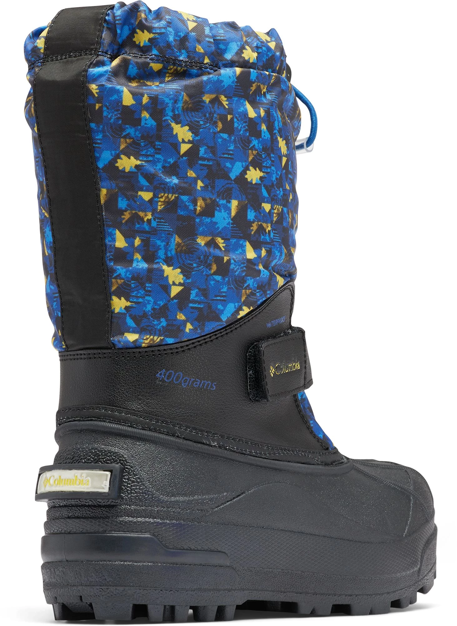 Columbia Kids' Powderbug Forty Print 400g Waterproof Winter Boots For Girls' Black/laser Lemon 9 Columbia Kids' Powderbug Forty Print 400g Waterproof Winter Boots For Girls' Black/laser Lemon - Image 7