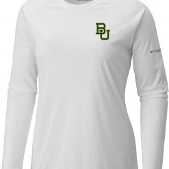 Columbia Women's Baylor Bears White Tidal Long Sleeve T-Shirt