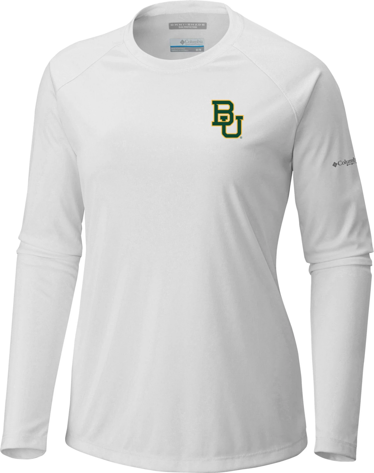 Columbia Women's Baylor Bears White Tidal Long Sleeve T-Shirt 3 Columbia Women's Baylor Bears White Tidal Long Sleeve T-Shirt