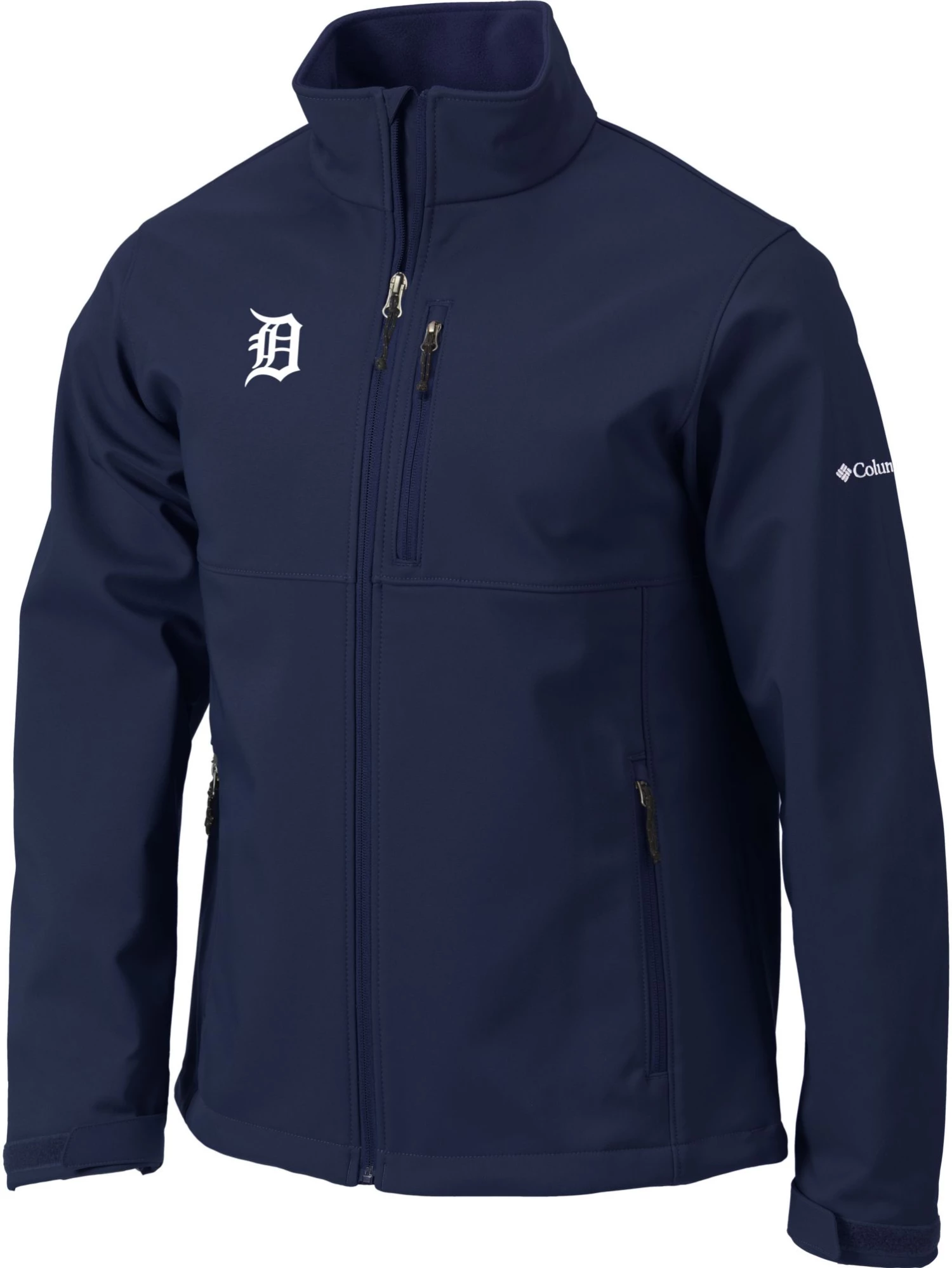 Columbia Men's Detroit Tigers Navy Ascender Full-Zip Jacket 3 Columbia Men's Detroit Tigers Navy Ascender Full-Zip Jacket