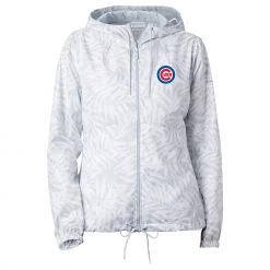 Columbia Women's Chicago Cubs White Flash Forward Hoodie