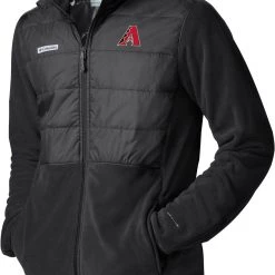Columbia Men's Arizona Diamondbacks Black Full-Zip Fleece Jacket