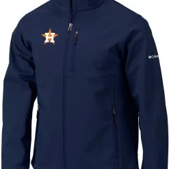 Columbia Men's Houston Astros Navy Ascender Full-Zip Jacket