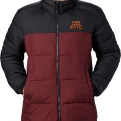Columbia Men's Minnesota Golden Gophers Maroon/Black Pike Lake Jacket 7 Columbia Men's Minnesota Golden Gophers Maroon/Black Pike Lake Jacket -Columbia Sales Store unnamed file 3571
