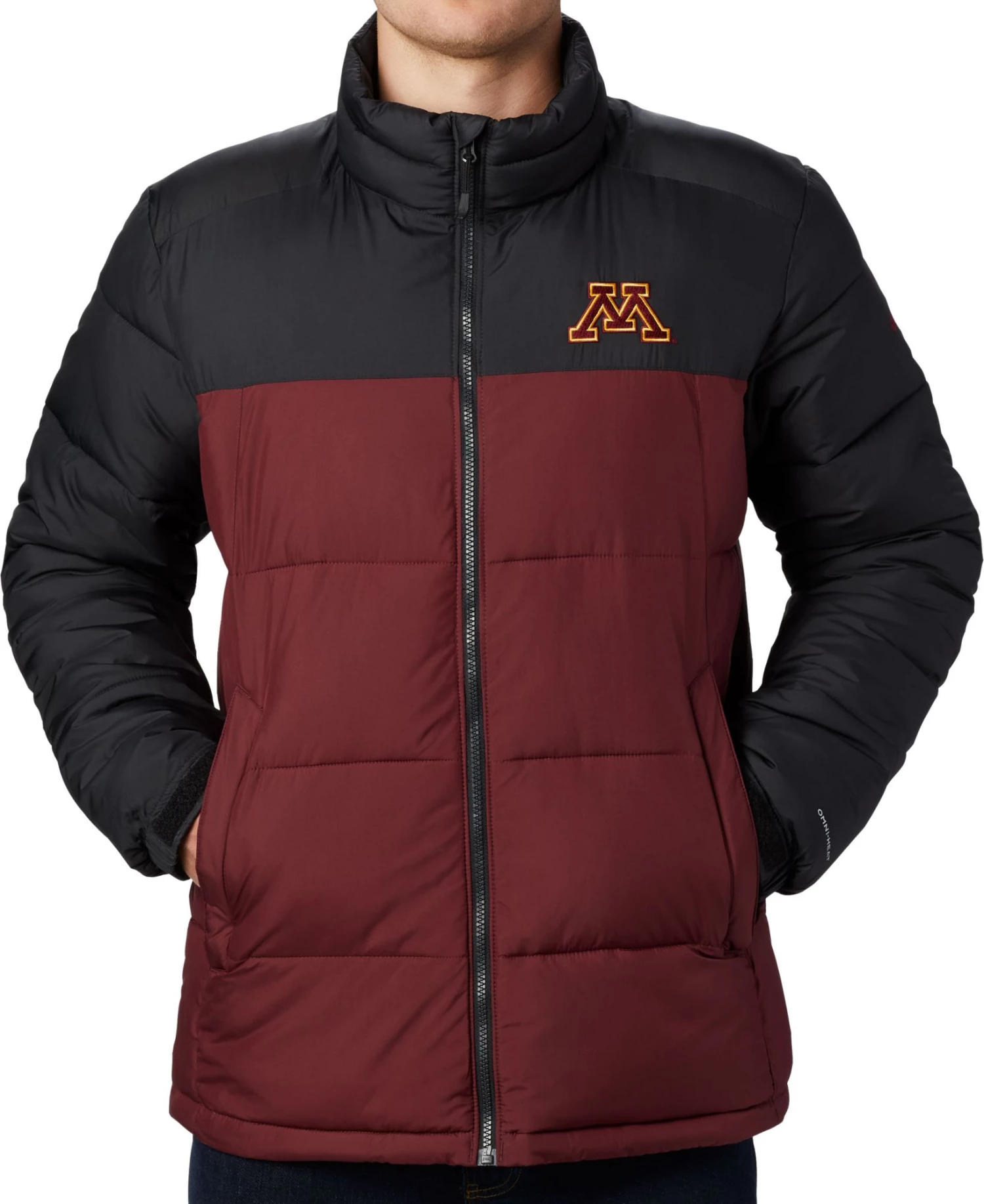 Columbia Men's Minnesota Golden Gophers Maroon/Black Pike Lake Jacket 5 Columbia Men's Minnesota Golden Gophers Maroon/Black Pike Lake Jacket - Image 3