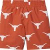 Columbia Youth Texas Longhorns Backcast Printed Performance Orange Shorts For Girls'