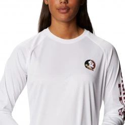 Columbia Women's Florida State Seminoles White Tidal Long Sleeve T-Shirt 9 Columbia Women's Florida State Seminoles White Tidal Long Sleeve T-Shirt -Columbia Sales Store unnamed file 3613
