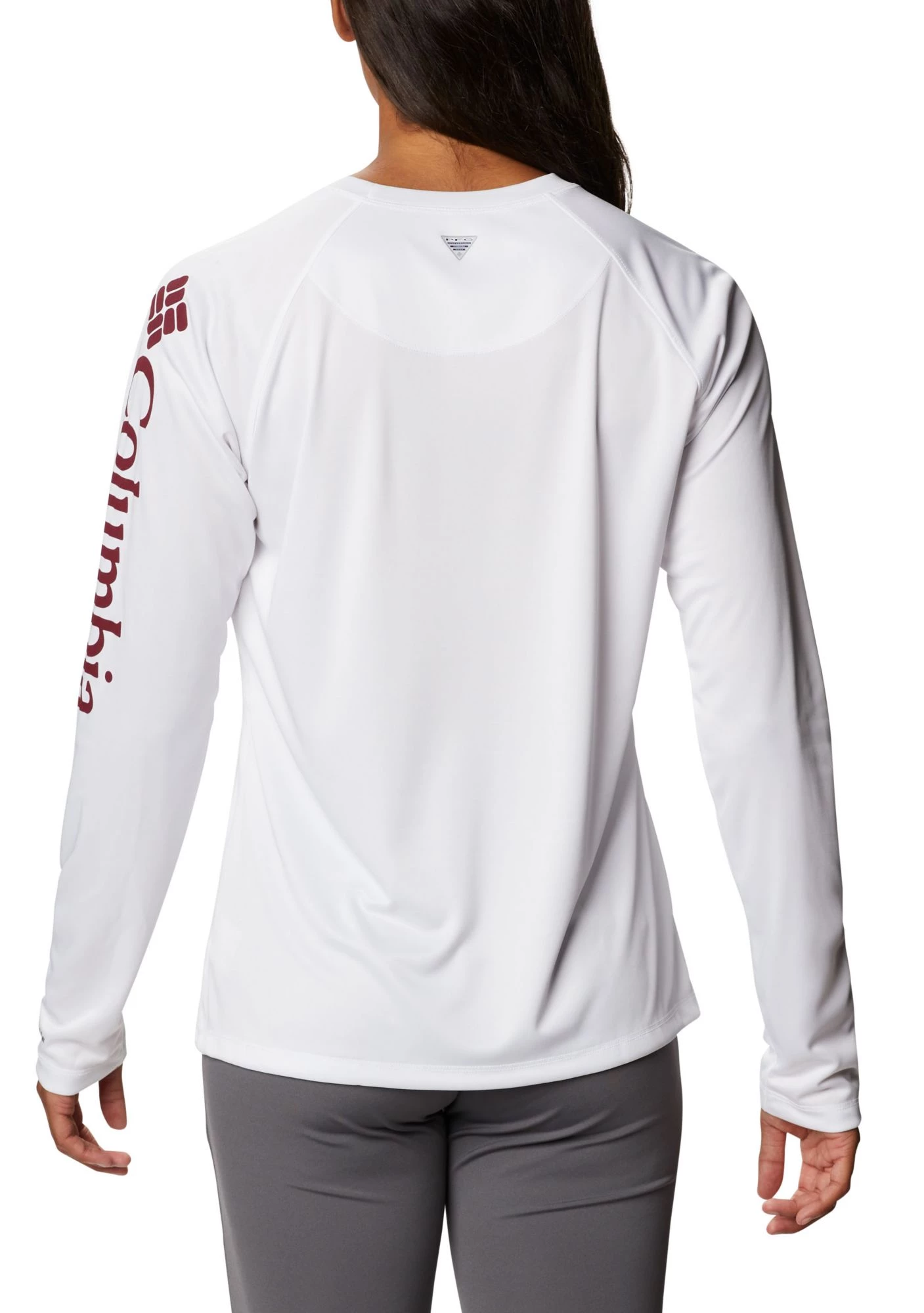 Columbia Women's Florida State Seminoles White Tidal Long Sleeve T-Shirt 7 Columbia Women's Florida State Seminoles White Tidal Long Sleeve T-Shirt - Image 5