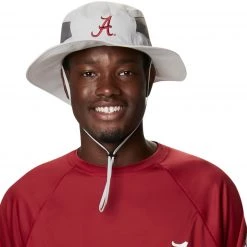 Columbia Men's Alabama Crimson Tide Grey Bora Bora Booney Hat -Columbia Sales Store unnamed file 3697
