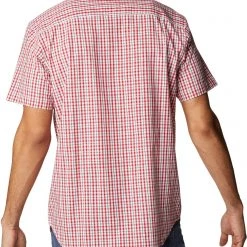 Columbia Men's Georgia Bulldogs Red Rapid Rivers Button Down Shirt -Columbia Sales Store unnamed file 3737
