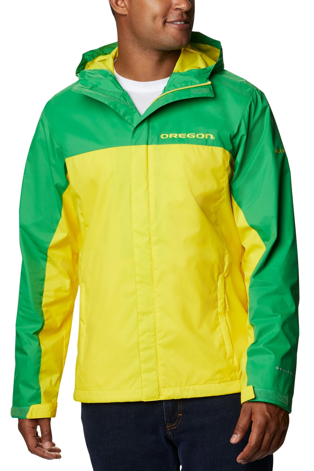 Columbia Men's Oregon Ducks Green Glennaker Storm Full-Zip Jacket 3 Columbia Men's Oregon Ducks Green Glennaker Storm Full-Zip Jacket