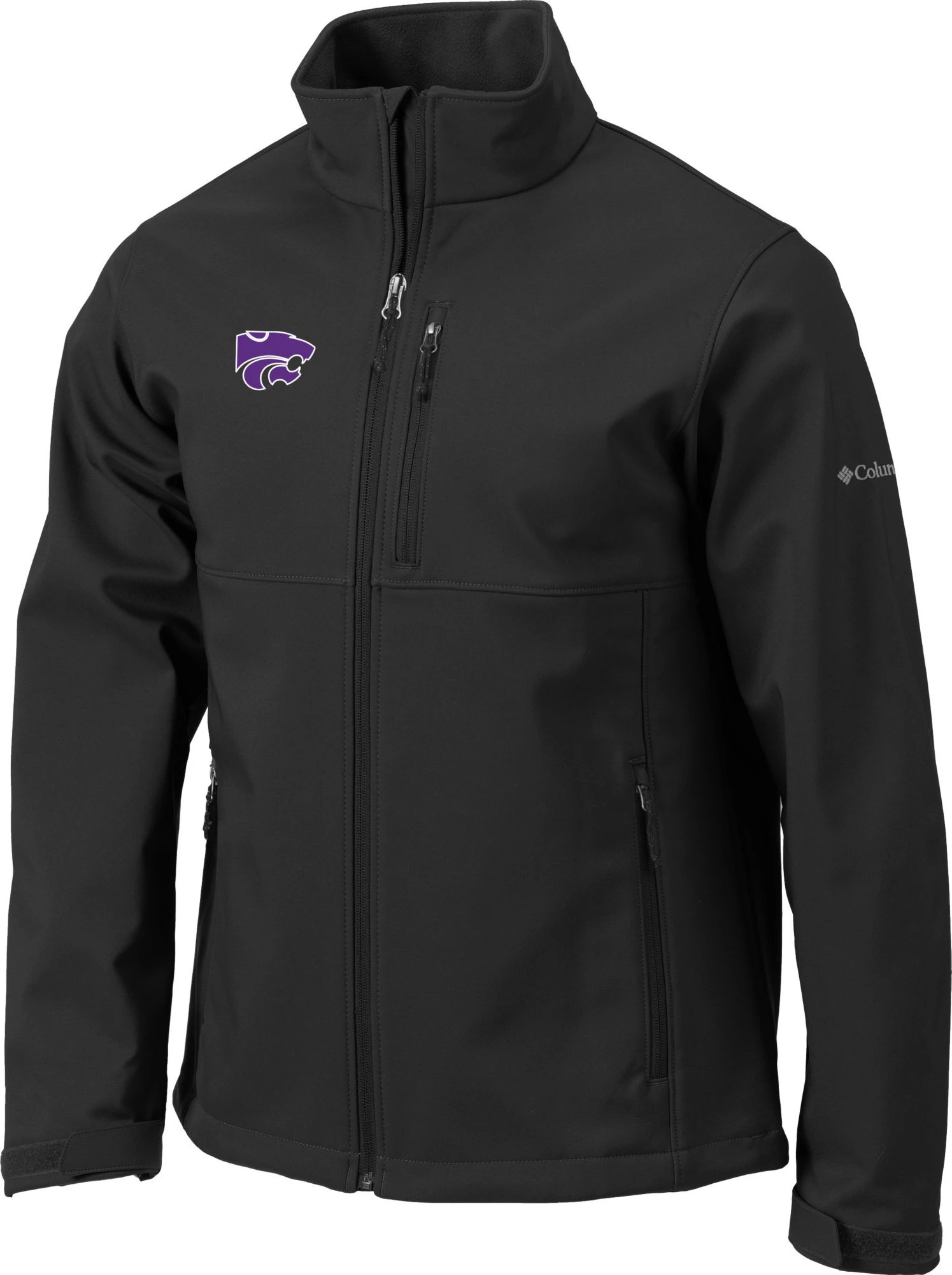 Columbia Men's Kansas State Wildcats Black Ascender Full-Zip Jacket 3 Columbia Men's Kansas State Wildcats Black Ascender Full-Zip Jacket