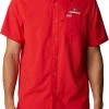 Columbia Men's Georgia Bulldogs Red Slack Tide Button-Down Shirt 1 Columbia Men's Georgia Bulldogs Red Slack Tide Button-Down Shirt -Columbia Sales Store unnamed file 3749