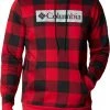 Columbia Men's Columbia Logo Printed Hoodie Black Camo