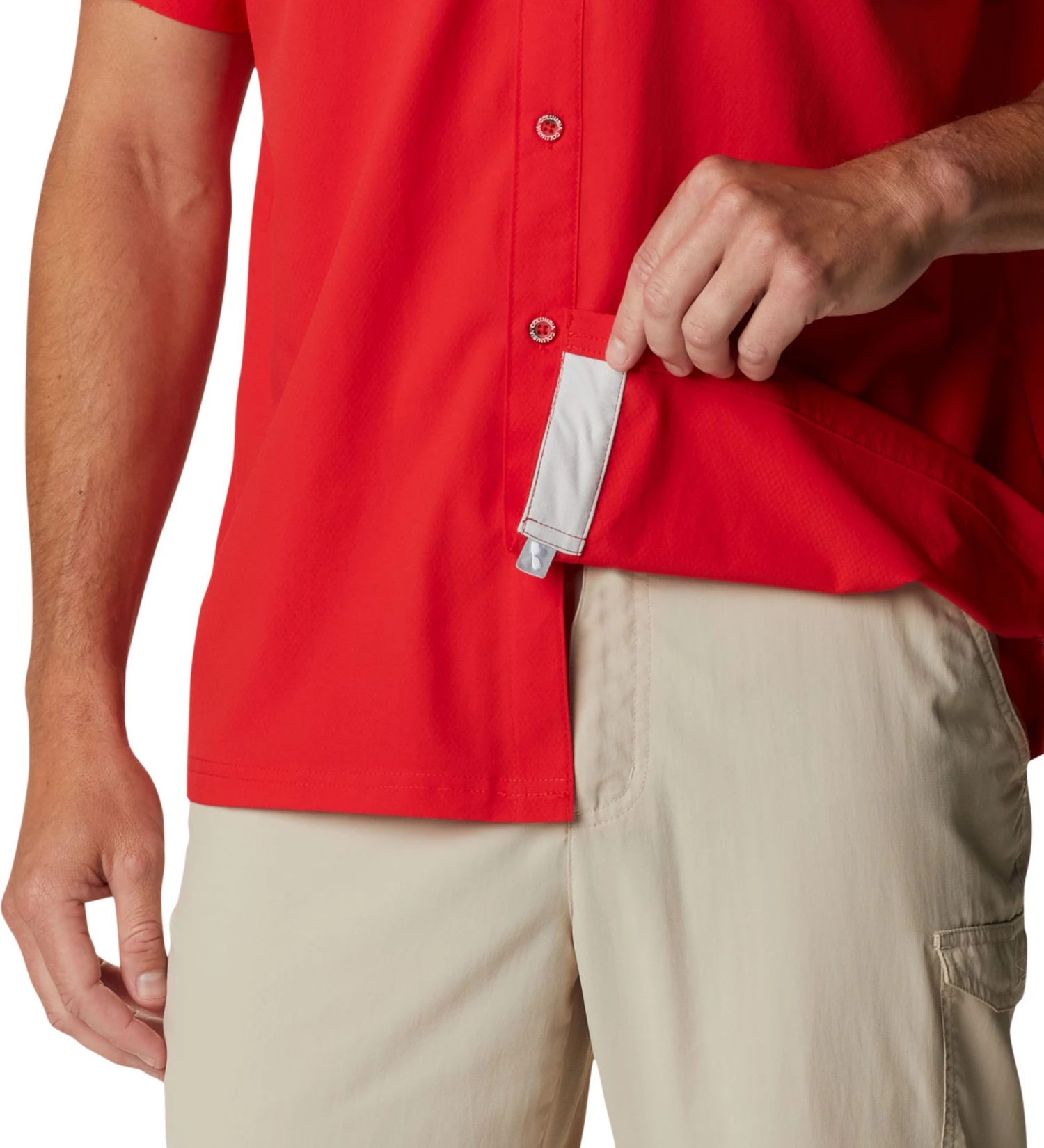 Columbia Men's Georgia Bulldogs Red Slack Tide Button-Down Shirt 7 Columbia Men's Georgia Bulldogs Red Slack Tide Button-Down Shirt - Image 5