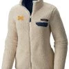 Columbia Women's Michigan Wolverines Mountainside Full-Zip White Jacket 2 Columbia Women's Michigan Wolverines Mountainside Full-Zip White Jacket -Columbia Sales Store unnamed file 3760