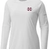 Columbia Women's Mississippi State Bulldogs White Tidal Long Sleeve T-Shirt -Columbia Sales Store unnamed file 3772