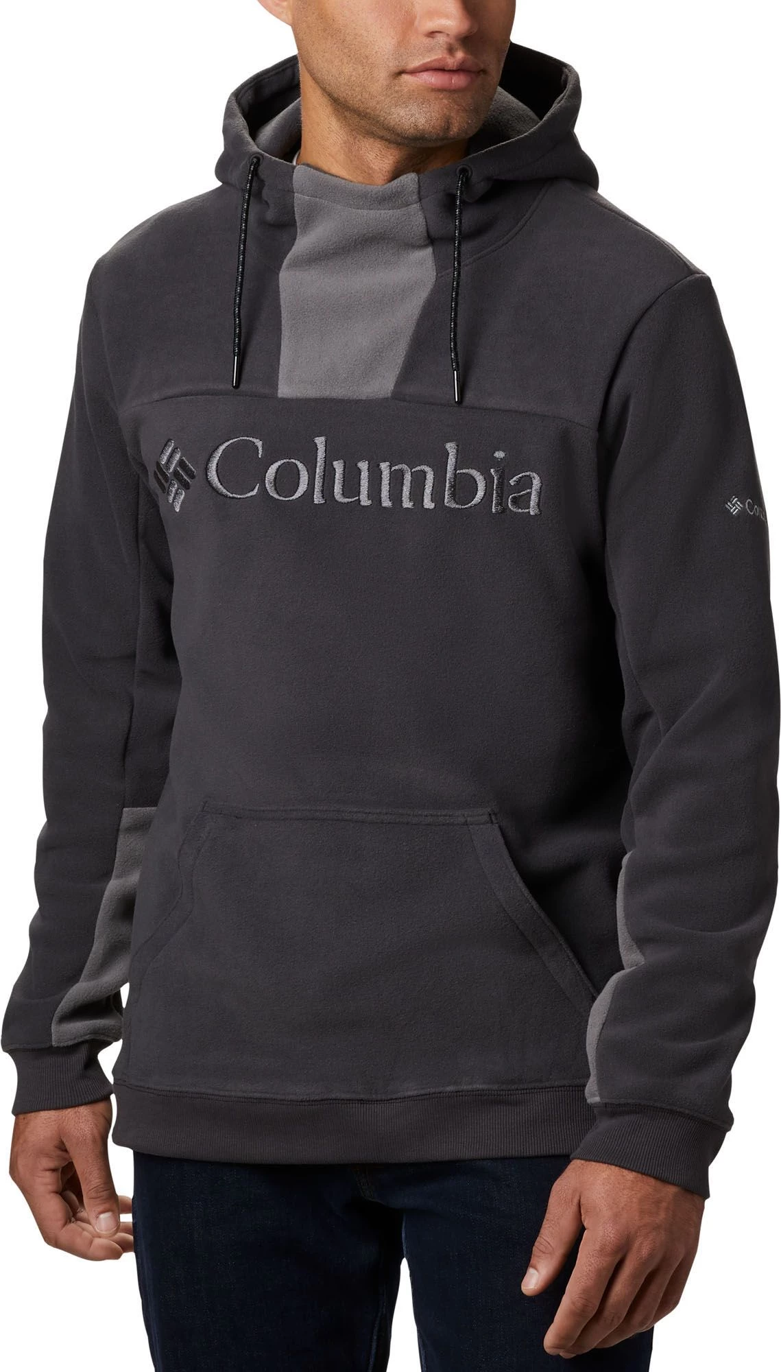 Columbia Men's Columbia Lodge Fleece Hoodie Shark/city Grey 3 Columbia Men's Columbia Lodge Fleece Hoodie Shark/city Grey