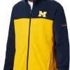 Columbia Men's Michigan Wolverines Blue Flanker Full-Zip Fleece Jacket -Columbia Sales Store unnamed file 3821