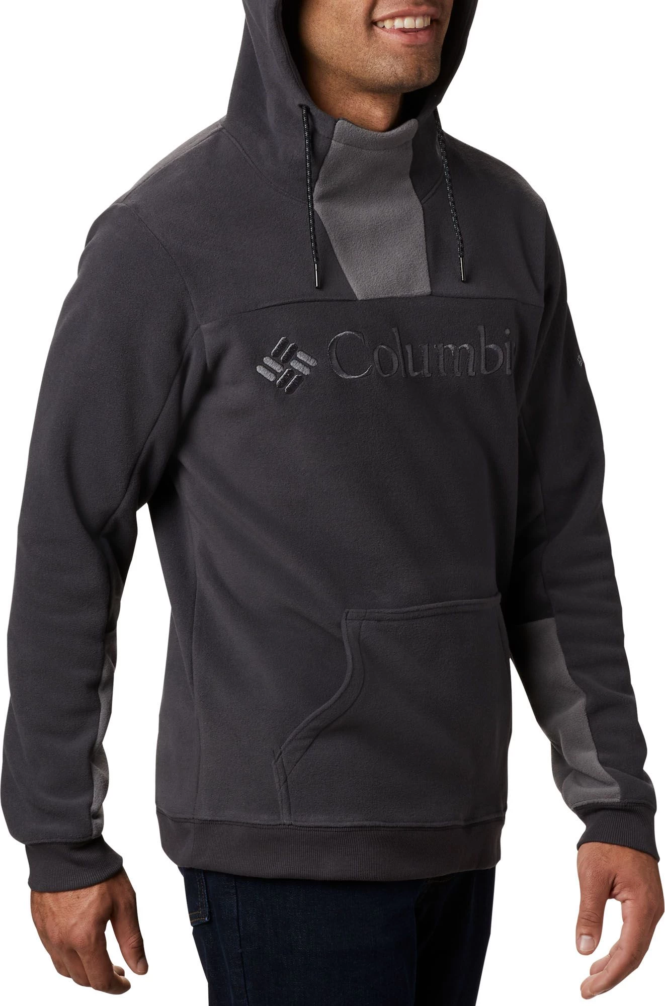 Columbia Men's Columbia Lodge Fleece Hoodie Shark/city Grey 6 Columbia Men's Columbia Lodge Fleece Hoodie Shark/city Grey - Image 4