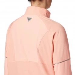 Columbia Women's PFG Ultimate Catch Zero Long Sleeve Hybrid Shirt Tiki Pink -Columbia Sales Store unnamed file 3835