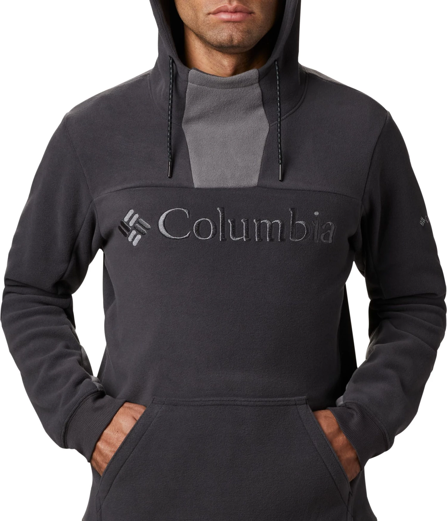 Columbia Men's Columbia Lodge Fleece Hoodie Shark/city Grey 7 Columbia Men's Columbia Lodge Fleece Hoodie Shark/city Grey - Image 5