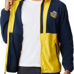 Columbia Men's Michigan Wolverines Blue Back Bowl Full-Zip Fleece Jacket -Columbia Sales Store unnamed file 3878