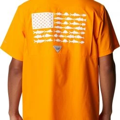 Columbia Men's Tennessee Volunteers Tennessee Orange Slack Tide Button-Down Shirt -Columbia Sales Store unnamed file 3884