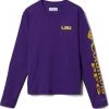 Columbia Youth LSU Tigers Purple Terminal Tackle Long Sleeve T-Shirt For Girls' -Columbia Sales Store unnamed file 3896