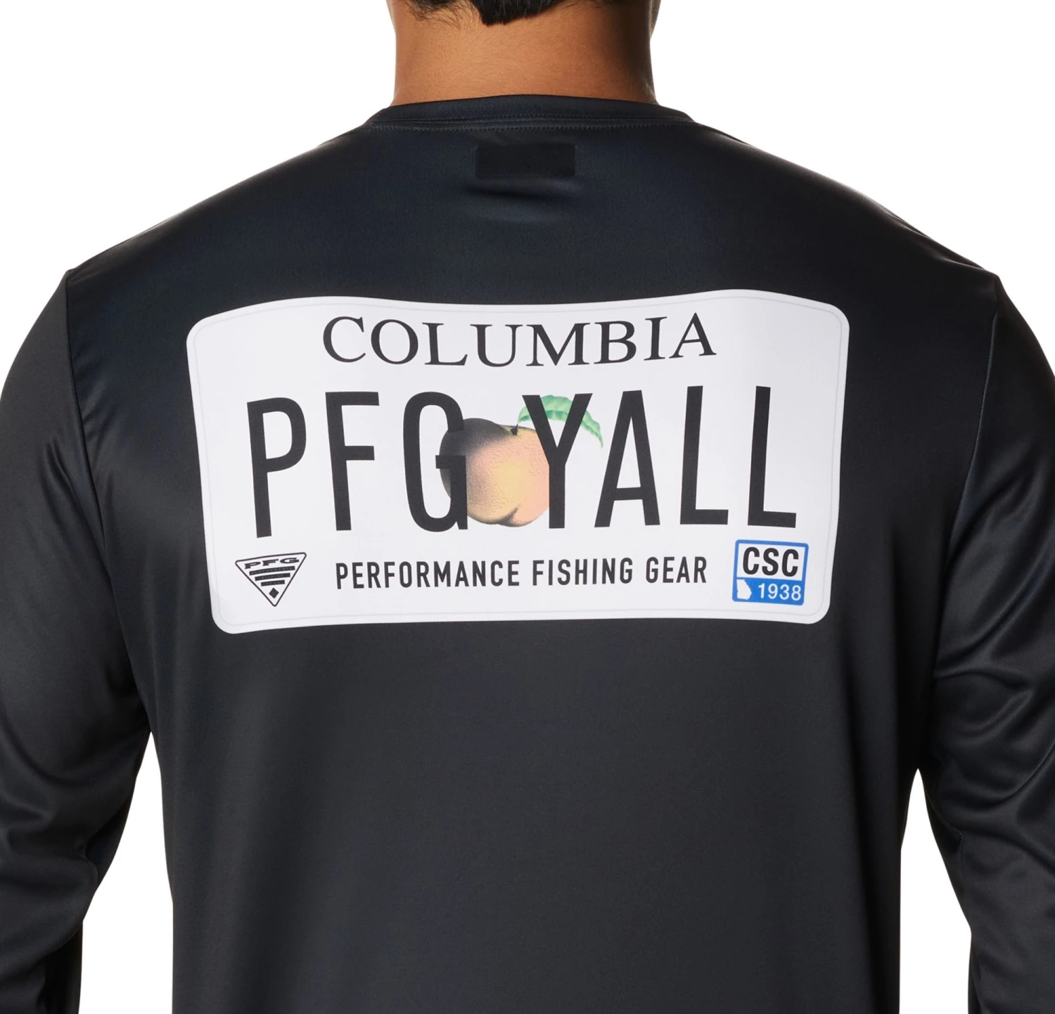 Columbia Men's Terminal Tackle PFG License Plate Short Sleeve Shirt White/tx 7 Columbia Men's Terminal Tackle PFG License Plate Short Sleeve Shirt White/tx - Image 5