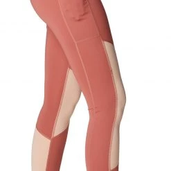Columbia Women's Columbia Lodge Colorblock 7/8 Leggings Dark Coral Peach/pea Blm -Columbia Sales Store unnamed file 393
